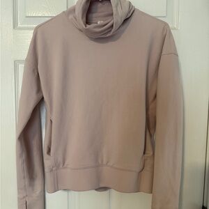 lululemon athletica Soft Pink Cowl Neck Sweater